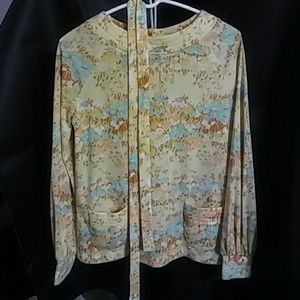 Vintage Yellow multi color top